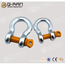 Forged Bow Shackle/Rigging Hardware Safety Drop Forged Bow Shackle